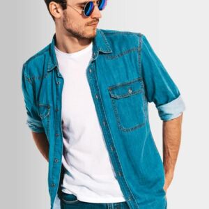 Casaco Jeans & Óculos